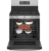 GE Profile(TM) Smart 30" Free-Standing Self Clean Gas Fingerprint Resistant Range with No Preheat Air Fry - (PGB935YPFS)