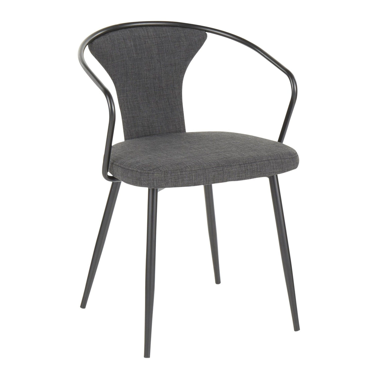 Waco - Upholstered Chair - Dark Gray