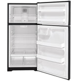 Hotpoint(R) 15.6 Cu. Ft. Recessed Handle Top-Freezer Refrigerator - (HPS16BTNRBB)