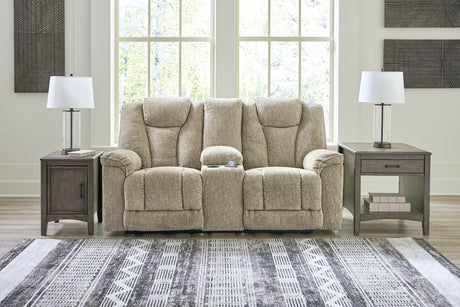Hindmarsh Power Reclining Loveseat With Console - (9030918)