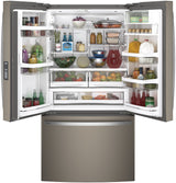 GE Profile(TM) Series ENERGY STAR(R) 23.1 Cu. Ft. Counter-Depth French-Door Refrigerator - (PWE23KMKES)