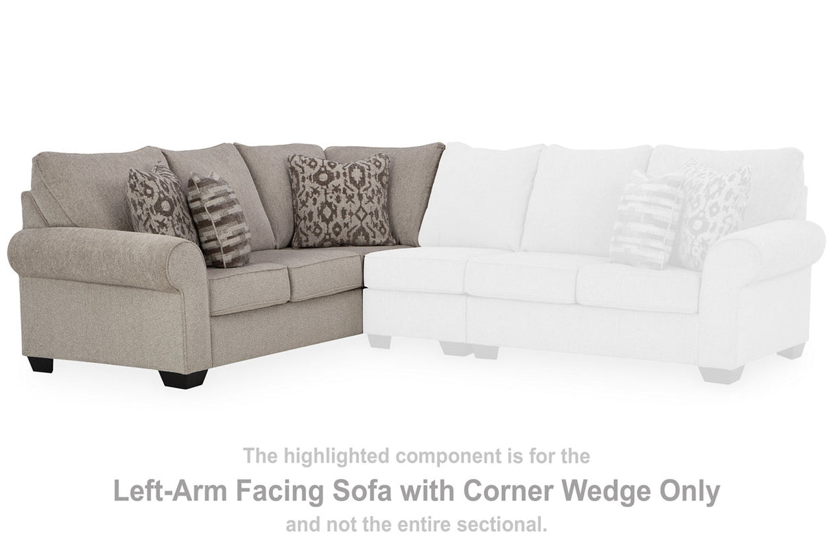 Claireah Left-arm Facing Sofa With Corner Wedge - (9060348)