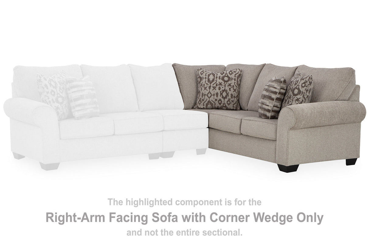 Claireah Right-arm Facing Sofa With Corner Wedge - (9060349)