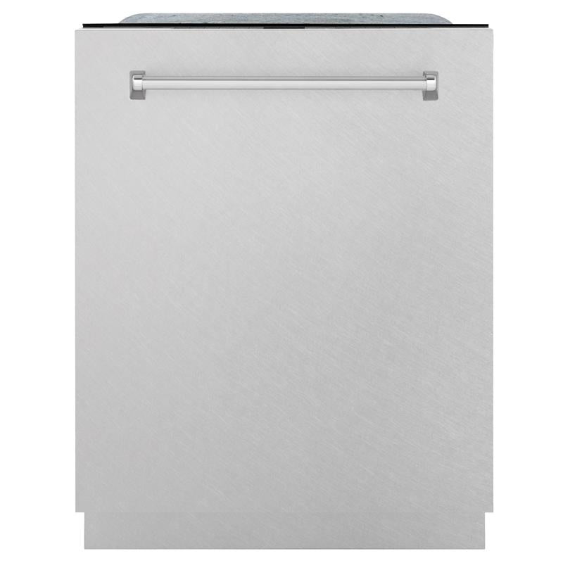 ZLINE 24" Monument Series 3rd Rack Top Touch Control Dishwasher with Stainless Steel Tub, 45dBa (DWMT-24) [Color: DuraSnow] - (DWMTSN24)