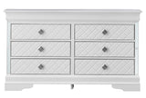 Verona - Stylish Dresser - Silver Champagne