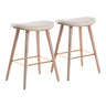 Saddle - Contemporary Counter Stool (Set of 2)