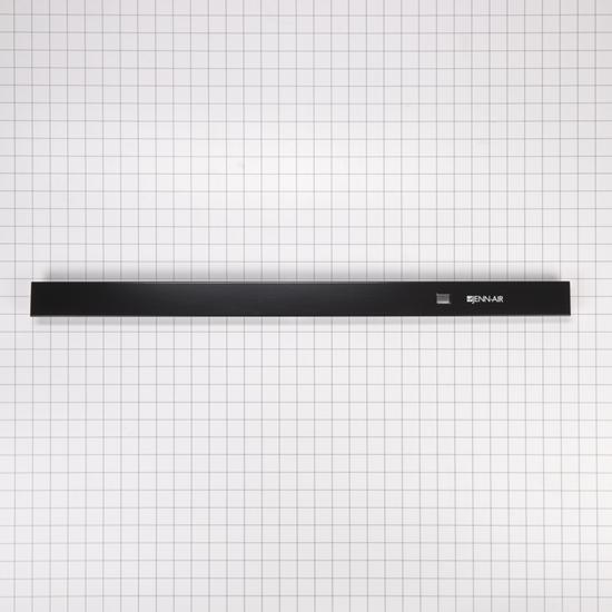 30" Range Downdraft Vent Top Trim - Black