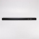 30" Range Downdraft Vent Top Trim - Black