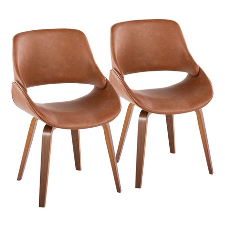 Fabrico - Chair (Set of 2) - Walnut Legs