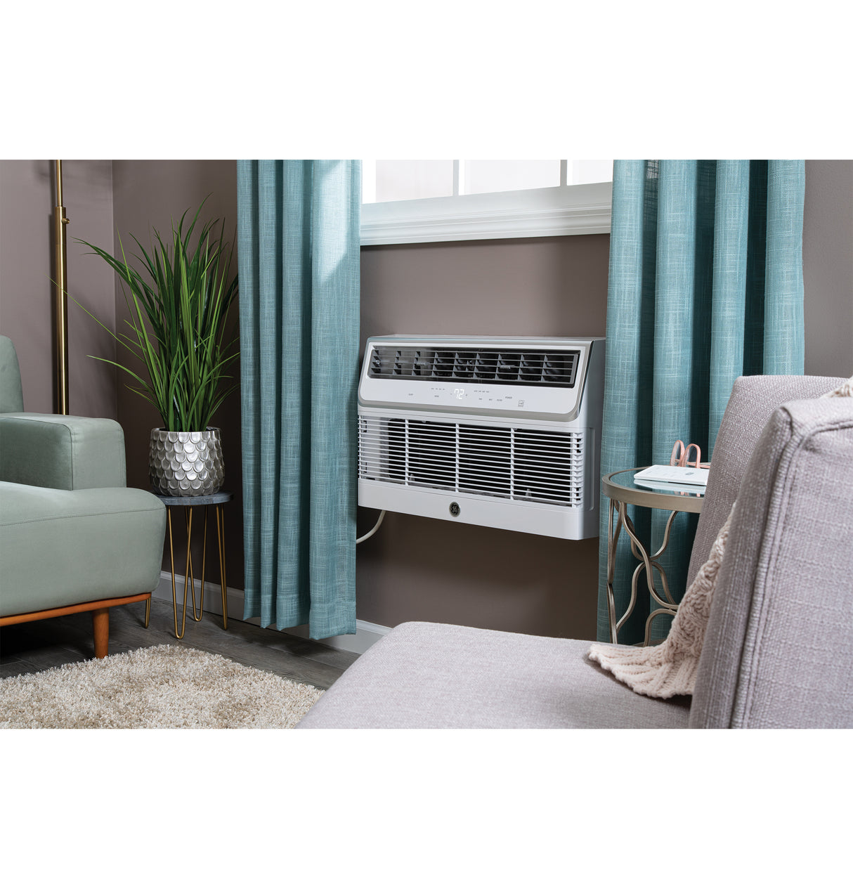 GE(R) ENERGY STAR(R) 115 Volt Built-In Cool-Only Room Air Conditioner - (AJCQ12AWH)