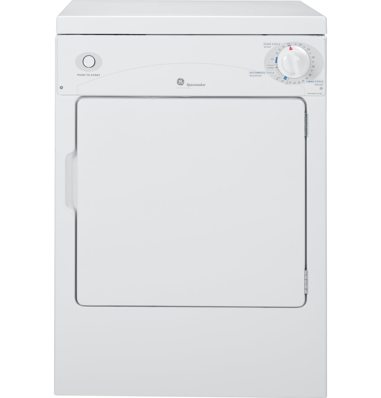 GE Spacemaker(R) 120V 3.6 cu. ft. Capacity Portable Electric Dryer - (DSKP333ECWW)