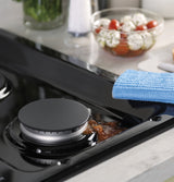 GE(R) 36" Built-In Gas Cooktop with Dishwasher-Safe Grates - (JGP3036DLBB)