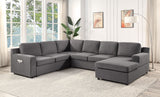 Waylon - Linen Sectional Sofa