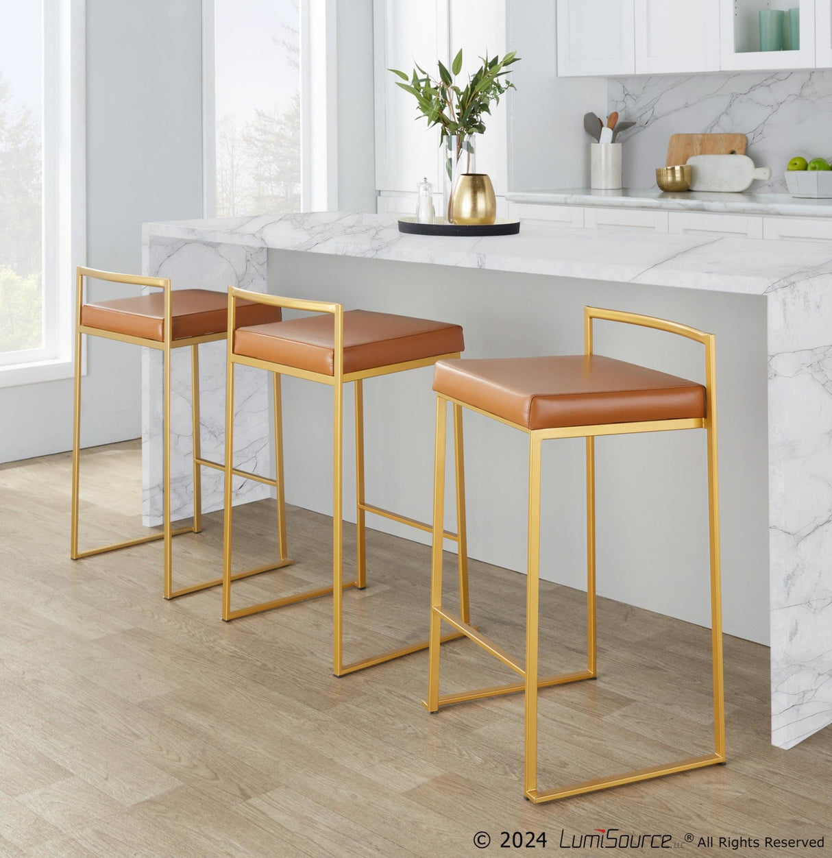 Fuji - Stackable Counter Stool Set