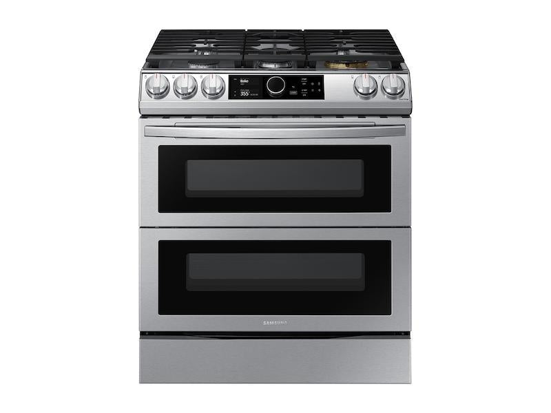 6.0 cu ft. Smart Slide-in Gas Range with Flex Duo(TM), Smart Dial & Air Fry in Stainless Steel - (NX60T8751SS)