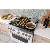 Caf(eback)(TM) 36" Smart Dual-Fuel Commercial-Style Range with 6 Burners (Natural Gas) - (C2Y366P2TS1)