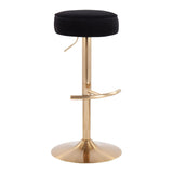 Velvet Dot - Adjustable Barstool