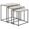 Medora - Marble Top Nesting Table Set