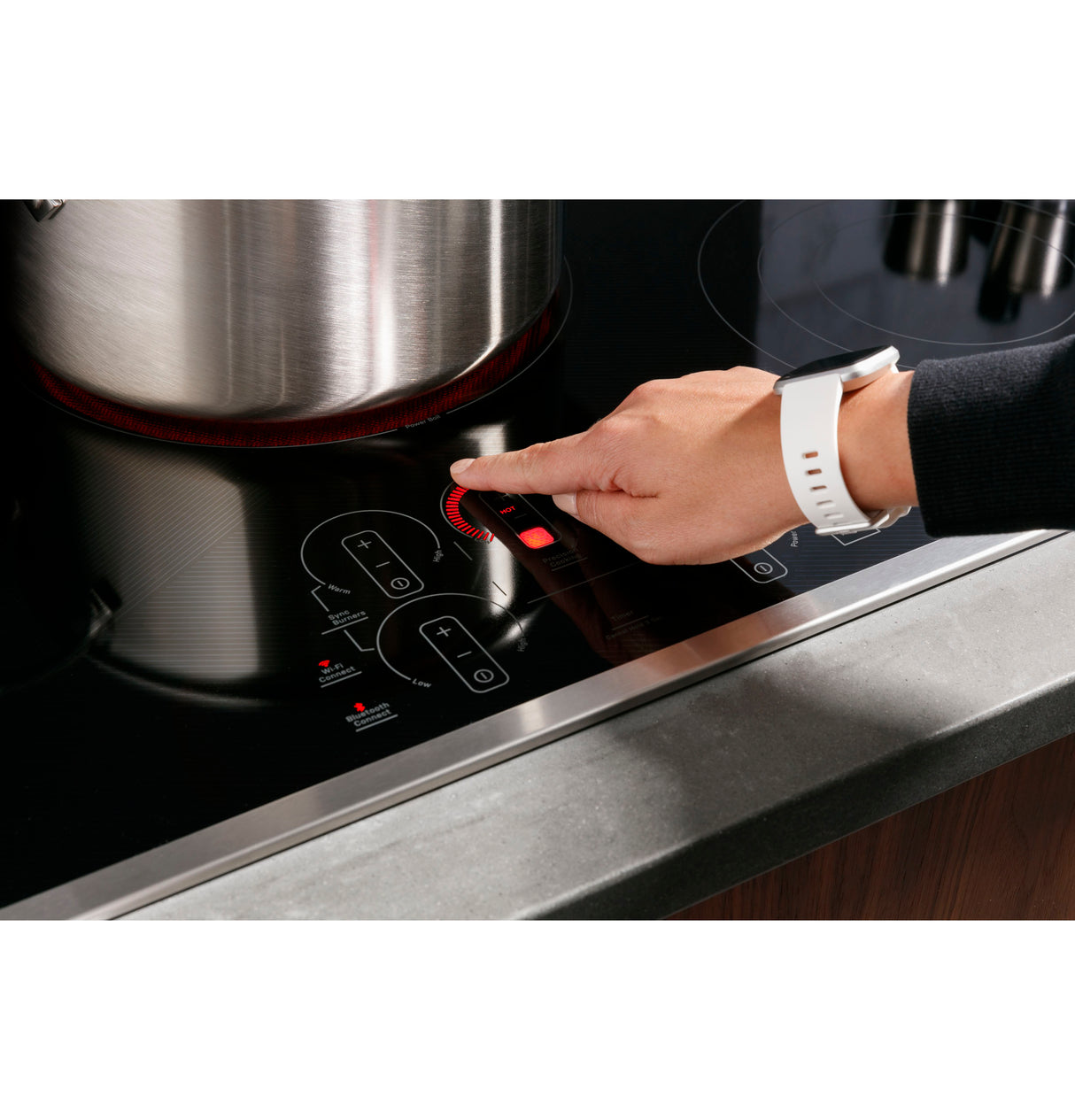 GE Profile(TM) 30" Built-In Touch Control Electric Cooktop - (PEP9030STSS)