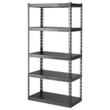 36" Wide Ez Connect Rack With Five 18" Deep Shelves - Hammered Granite