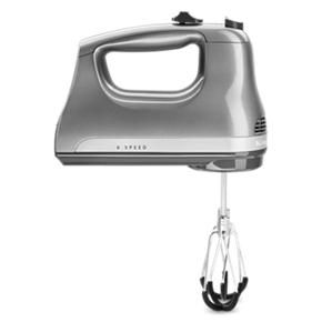 6 Speed Hand Mixer With Flex Edge Beaters - Contour Silver