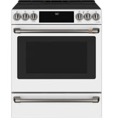 Caf(eback)(TM) 30" Smart Slide-In, Front-Control, Induction and Convection Range with Warming Drawer - (CHS900P4MW2)