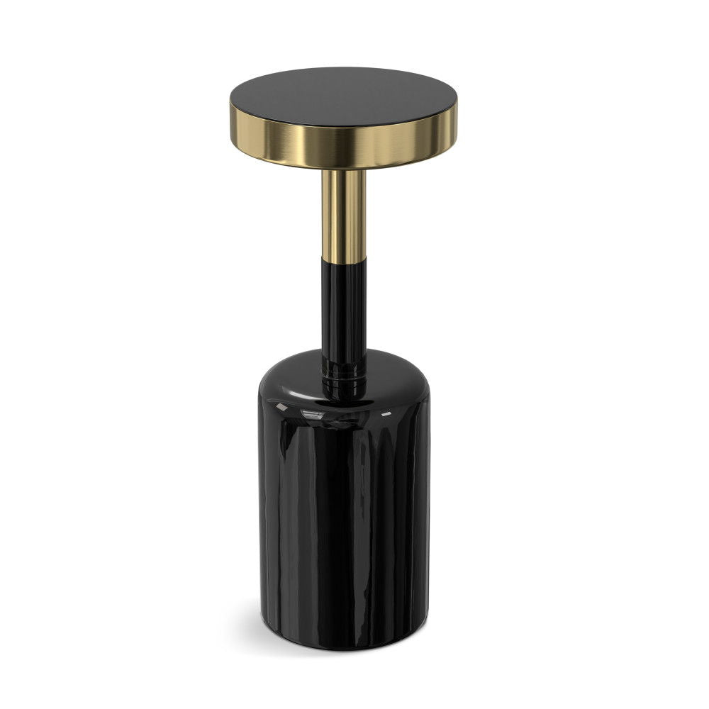 Frannie - Side Table - Gold / Black