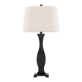 Riley - Contemporary Table Lamp (Set of 2) - Oil Rubbed Bronze / Oat