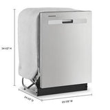 55 dBA Quiet Dishwasher With Boost Cycle And Pocket Handle - Fingerprint Resistant Stainless Steel