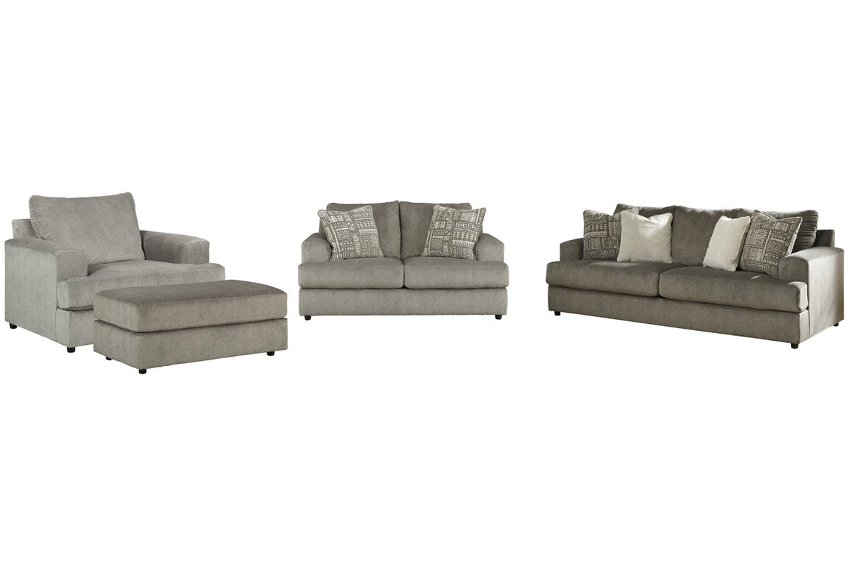 Soletren Sofa and Loveseat With Chair and Ottoman - (95103U1)