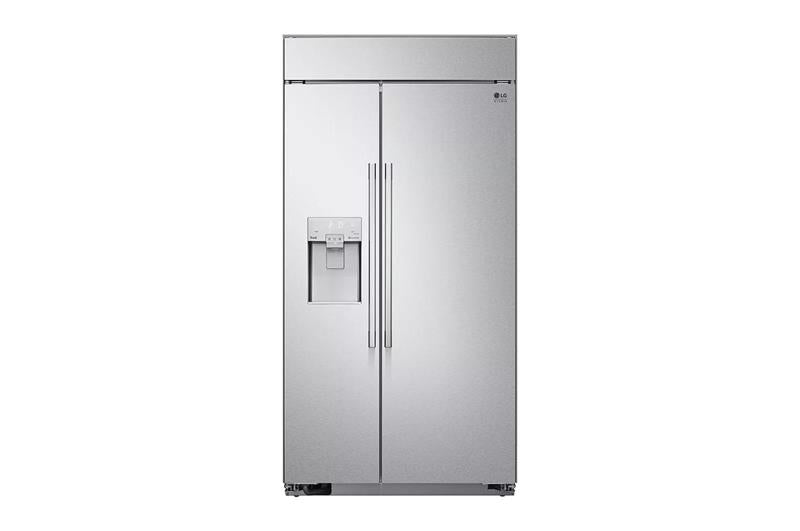 LG STUDIO 26 cu. ft. Smart Side-by-Side Built-In Refrigerator with Ice & Water Dispenser - (SRSXB2622S)