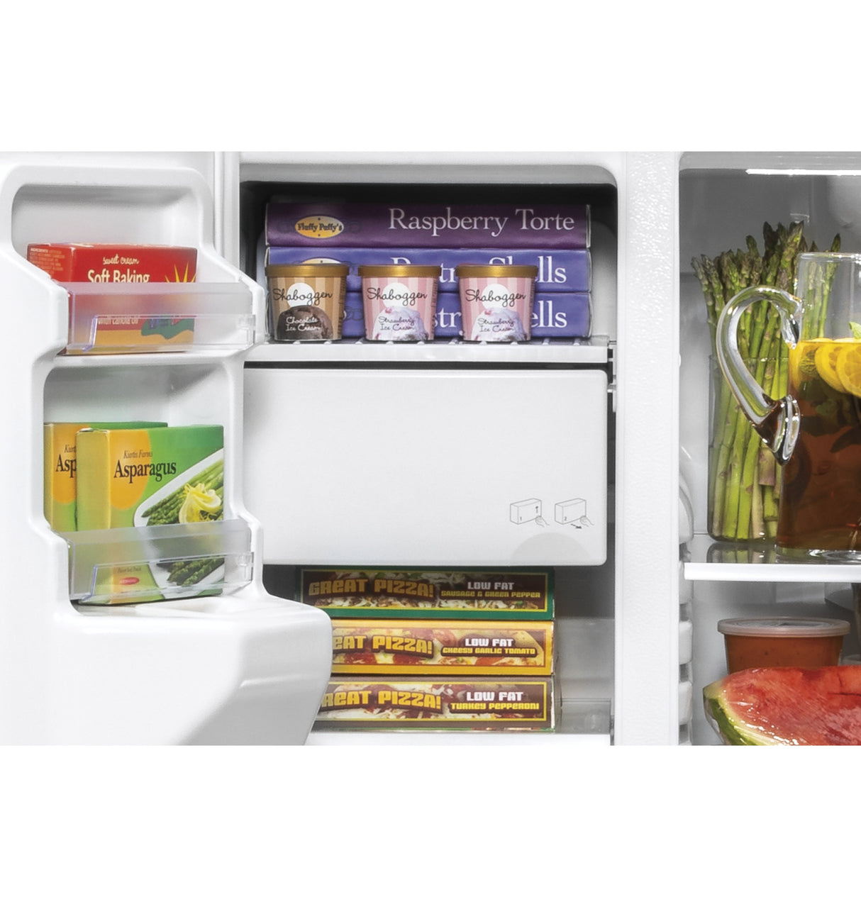 GE(R) 21.8 Cu. Ft. Counter-Depth Side-By-Side Refrigerator - (GZS22IMNES)