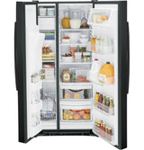 GE(R) 23.0 Cu. Ft. Side-By-Side Refrigerator - (GSS23GGPBB)