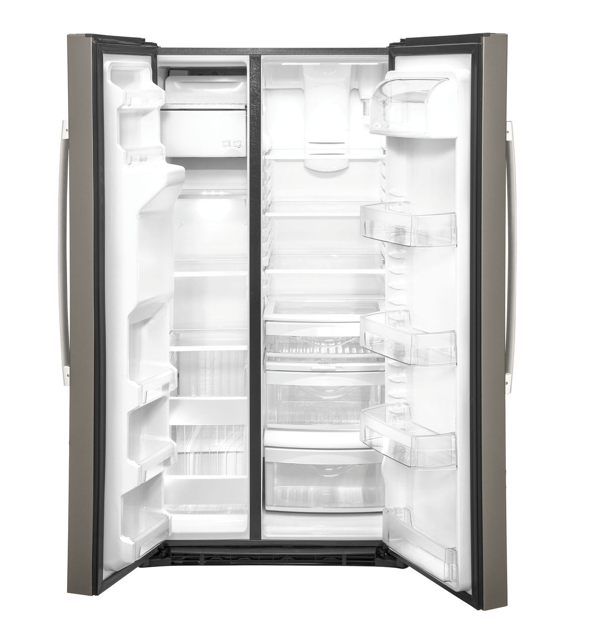 GE(R) 25.1 Cu. Ft. Side-By-Side Refrigerator - (GSS25IMNES)