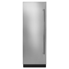 30" Built-In Column Freezer With Rise Panel Kit, Left Swing