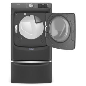 Front Load Electric Dryer With Extra Power And Quick Dry Cycle - 7.3 Cubic Feet - Volcano Black