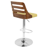 Trevi - Mid Century Modern Adjustable Barstool With Swivel