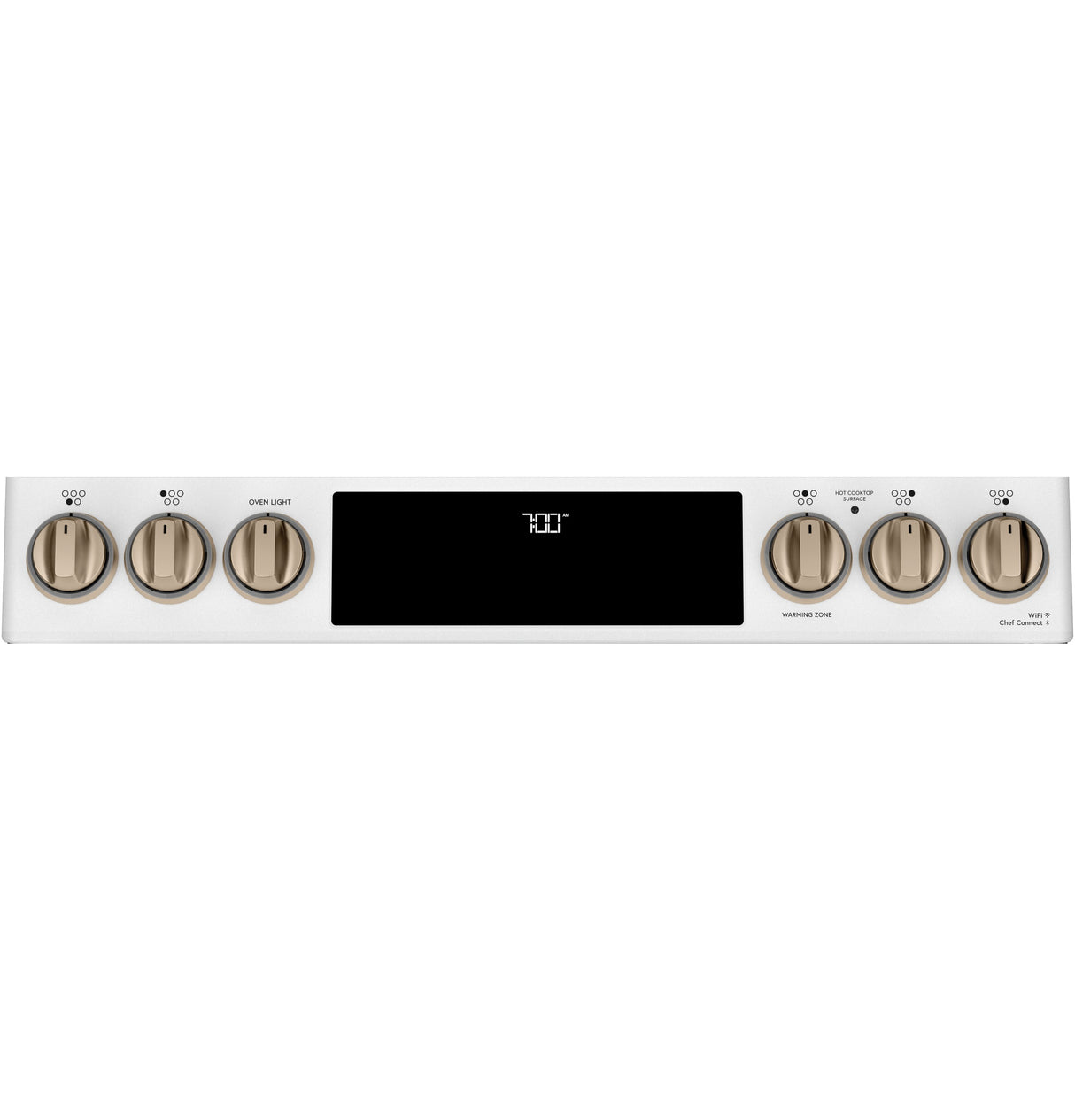 Caf(eback)(TM) 30" Smart Slide-In, Front-Control, Radiant and Convection Range - (CES700P4MW2)