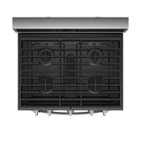 5.8 Cubic Feet Smart Freestanding Gas Range With EZ-2-Lift Grates - Fingerprint Resistant Stainless Steel