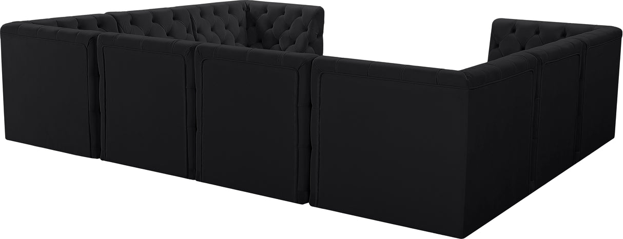 Tuft - Modular Sectional 8 Piece - Black - Fabric