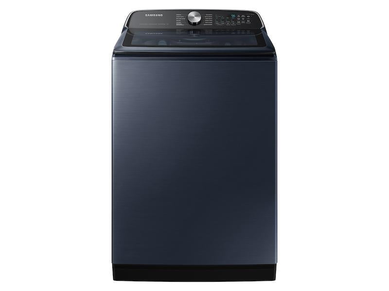 5.4 cu. ft. Smart Top Load Washer with Pet Care Solution and Super Speed Wash in Brushed Navy - (WA54CG7150ADA4)