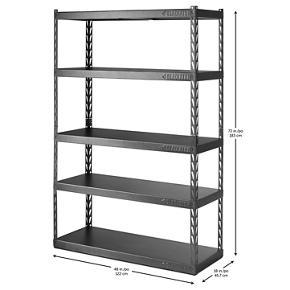 48" Wide EZ Connect Rack With Five 18" Deep Shelves