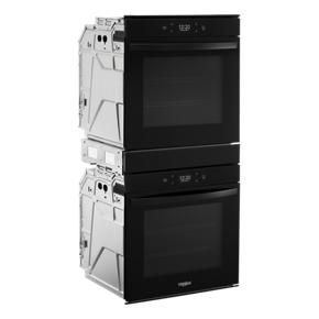 5.8 Cubic Feet 24" Double Wall Oven With Convection - Black