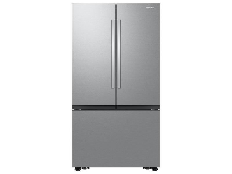 27 cu. ft. Mega Capacity Counter Depth 3-Door French Door Refrigerator with Dual Auto Ice Maker in Stainless Steel - (RF27CG5100SRAA)