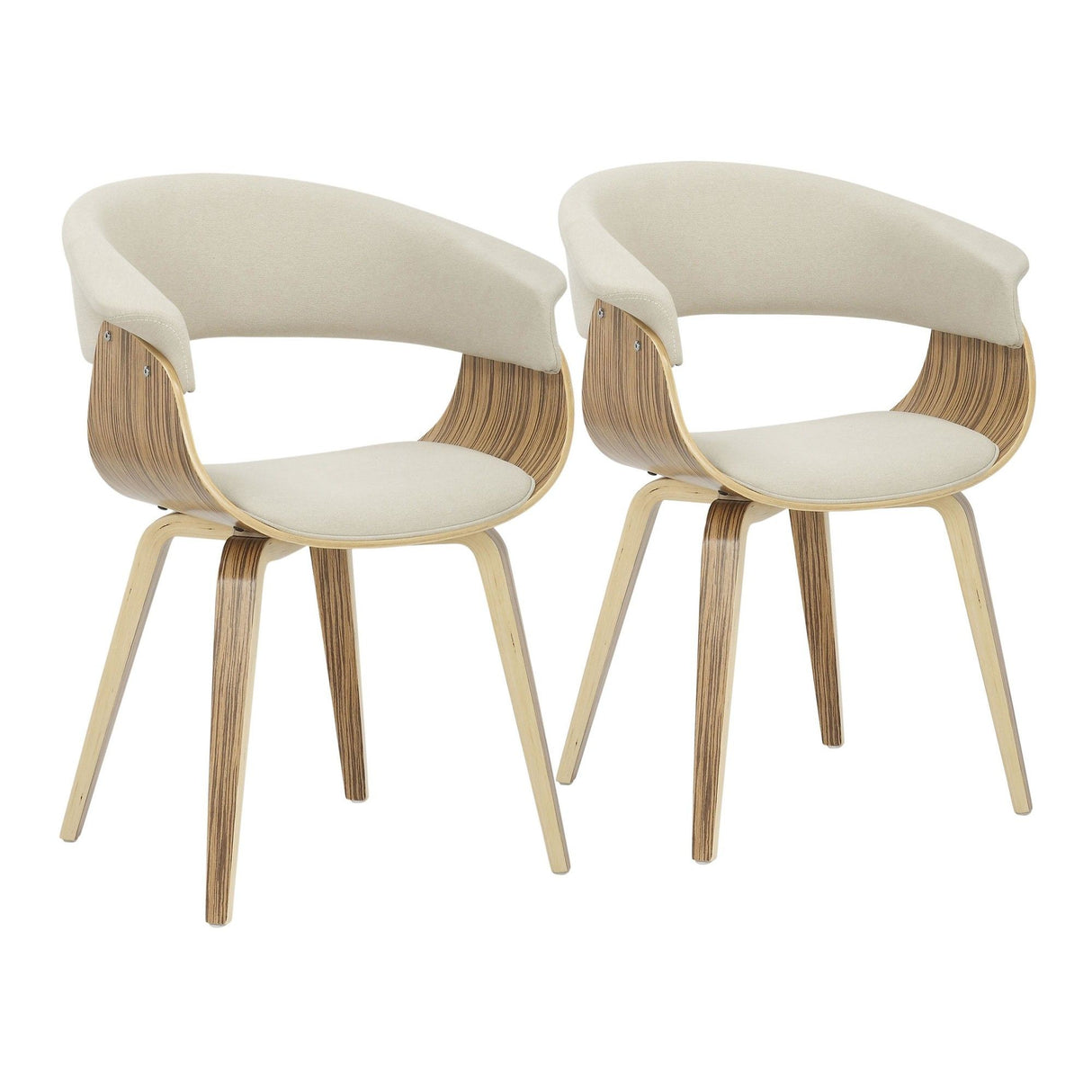 Vintage Mod - Chair (Set of 2) - Beige