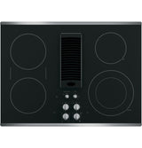 GE Profile(TM) 30" Downdraft Electric Cooktop - (PP9830SRSS)