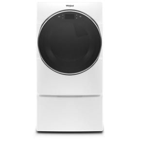 7.4 Cubic Feet Smart Front Load Electric Dryer - White