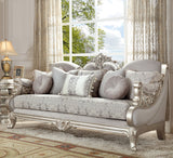 HD-2662 - 3 Piece Sofa Set - Pearl Silver