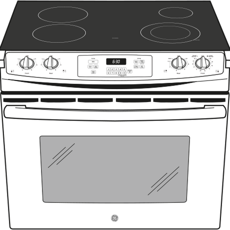 GE(R) 30" Drop-In Electric Range - (JD630DFWW)