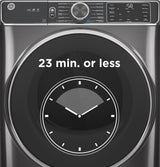 GE(R) ENERGY STAR(R) 7.8 cu. ft. Capacity Smart Front Load Electric Dryer with Sanitize Cycle - (GFD55ESPNDG)